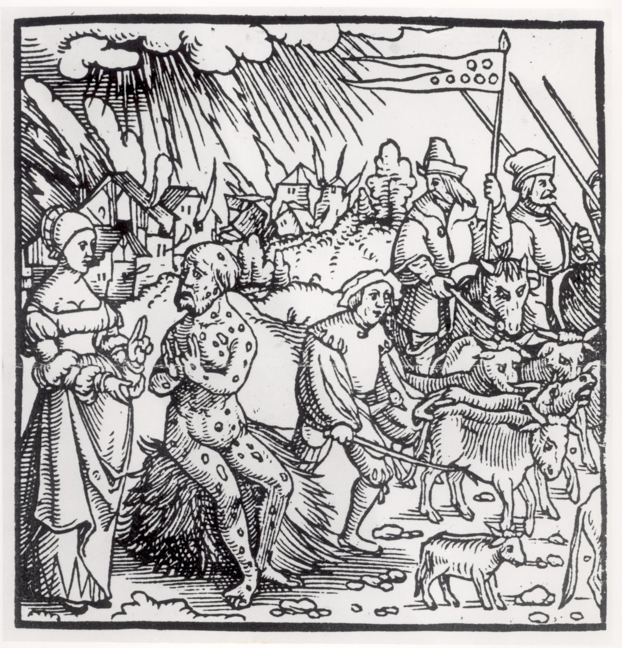 La Peste Negra, 1348 de English School