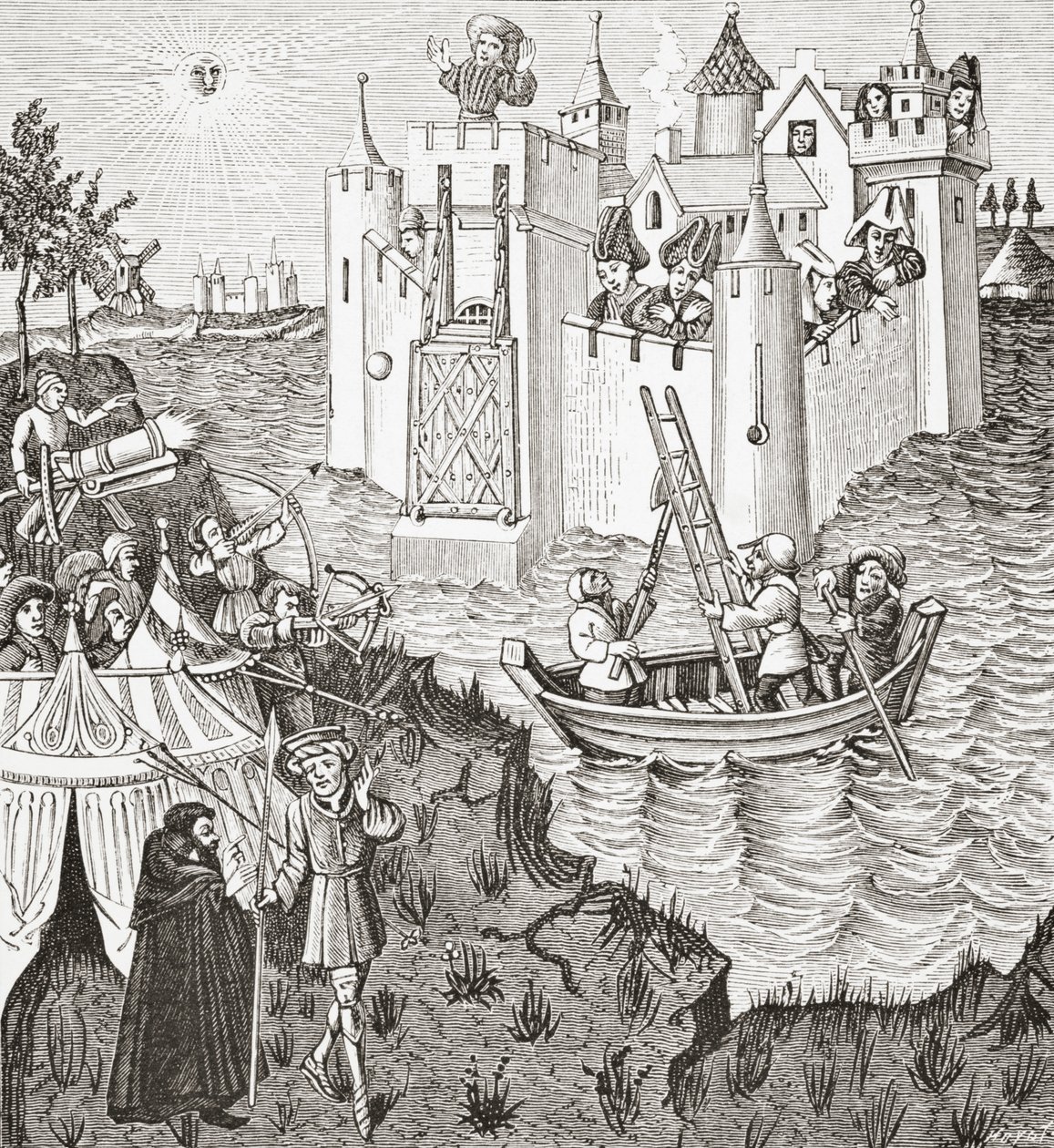 El castillo de los amores, 1878 de English School