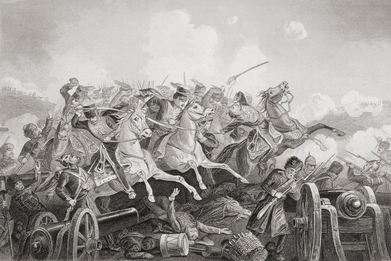 La carga de la Brigada Ligera, 1883 de English School