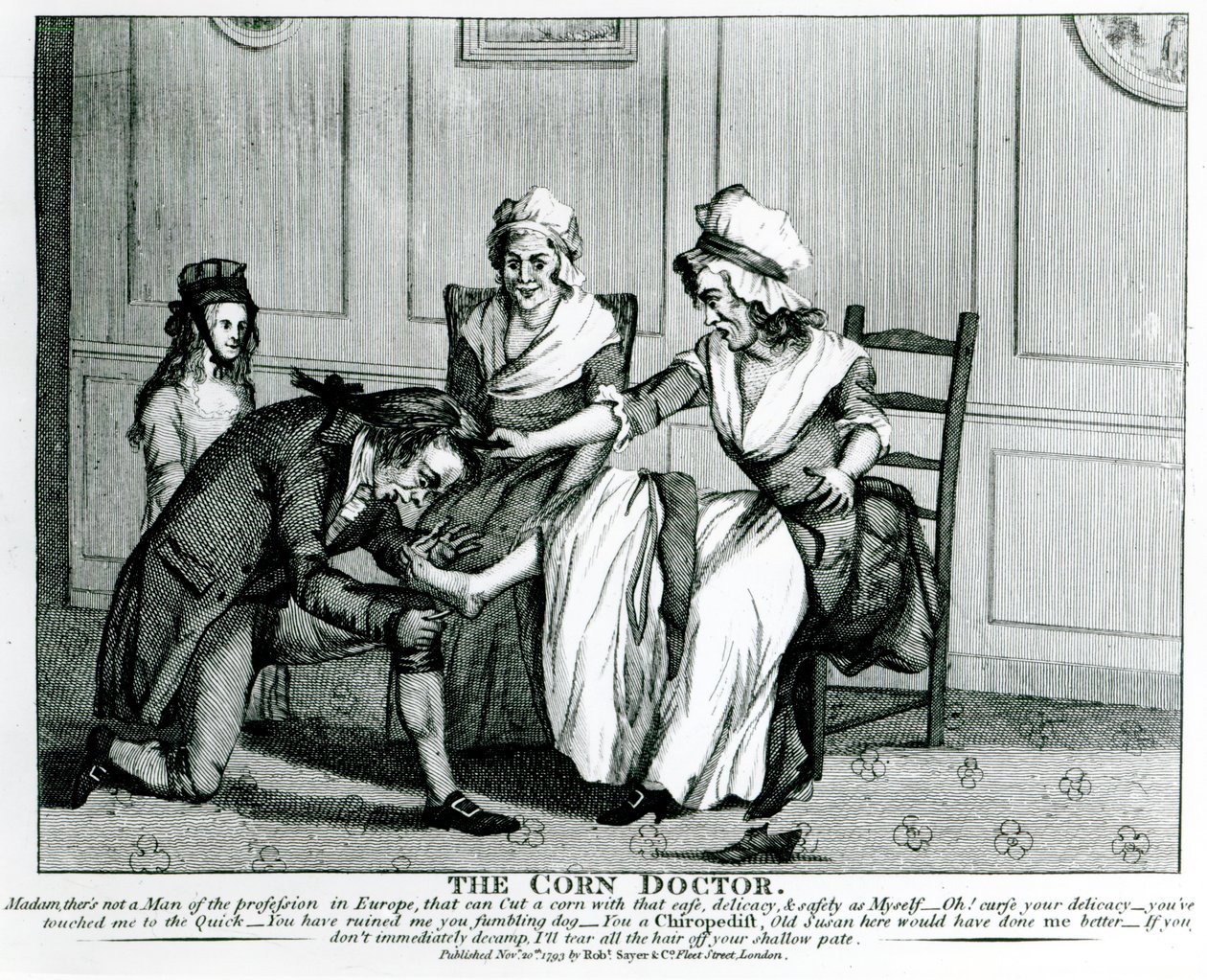 El doctor del maíz, 1793 de English School