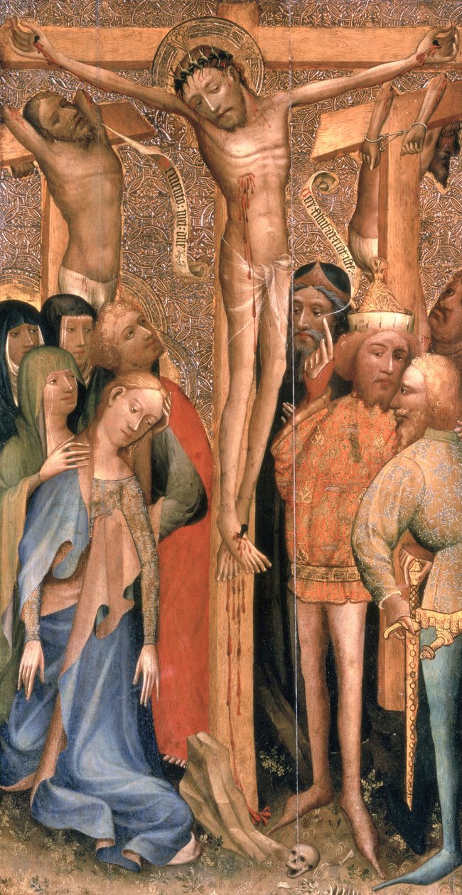 La crucifixión, c.1395 de English School
