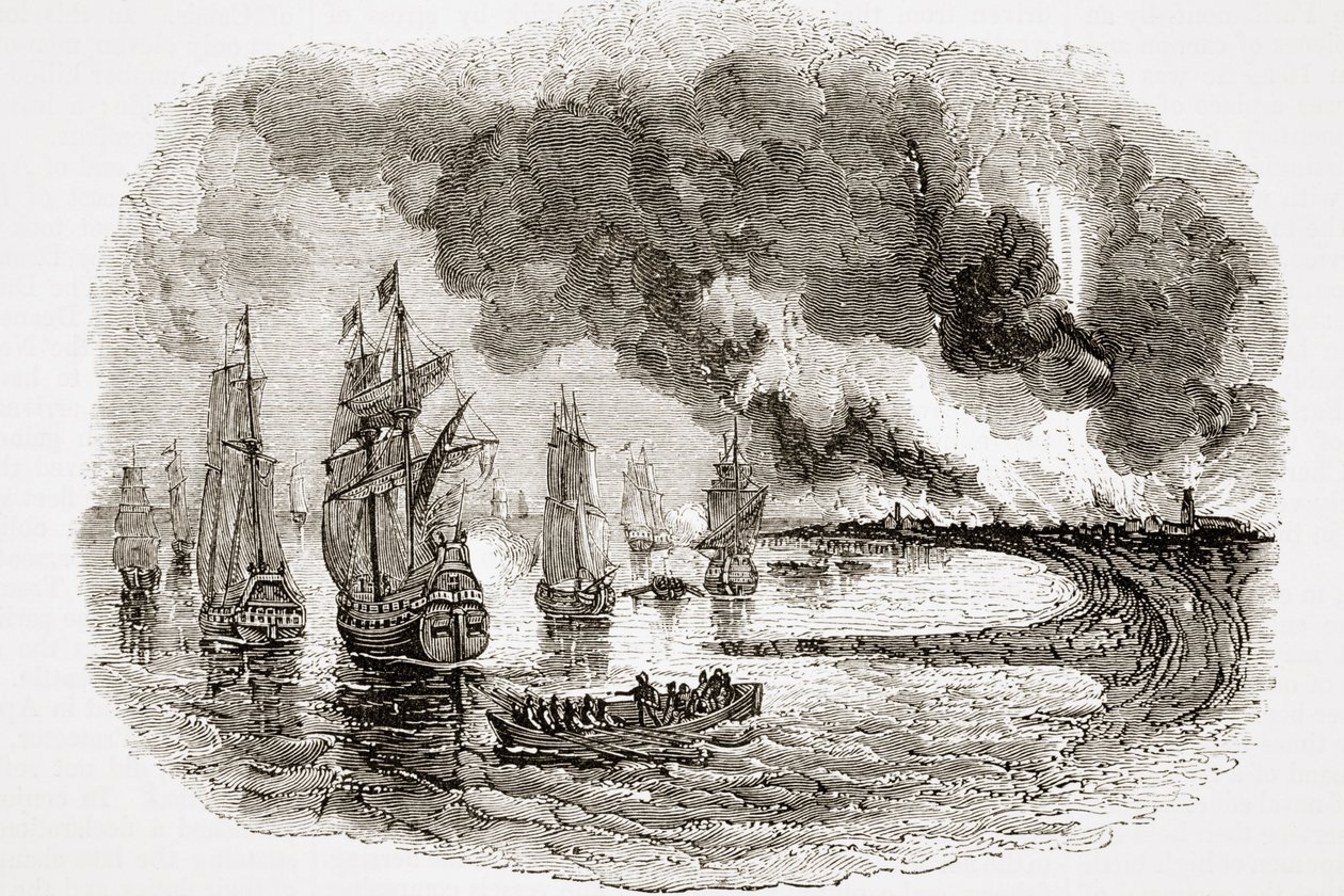 La flota holandesa en el Medway, de 