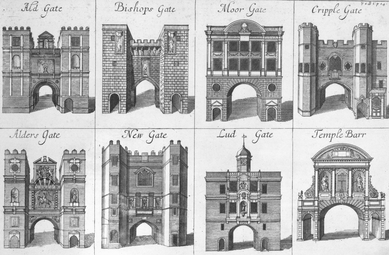 Las Ocho Puertas de la Ciudad de Londres de English School