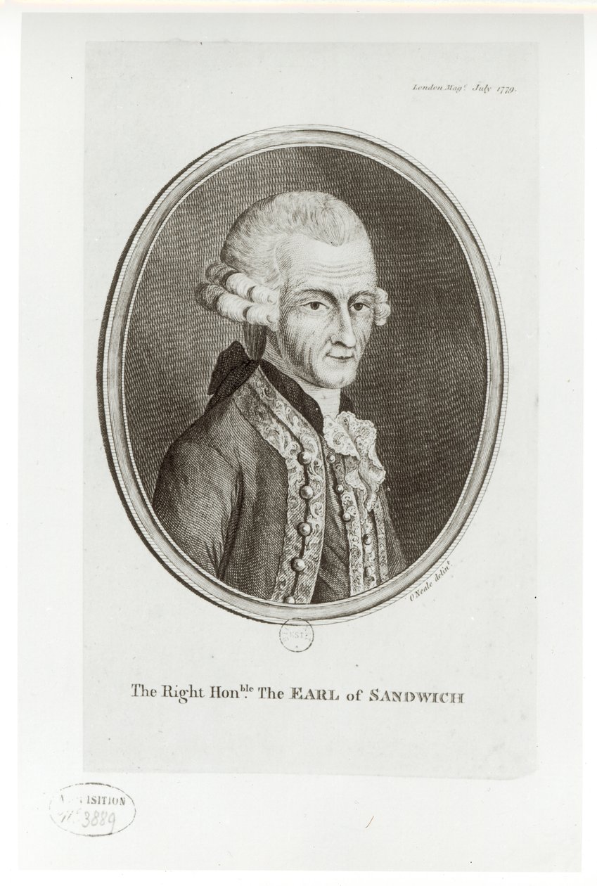 El Cuarto Conde de Sandwich (1718-92) de English School