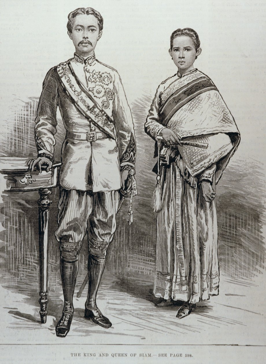 El Rey y la Reina de Siam, de 