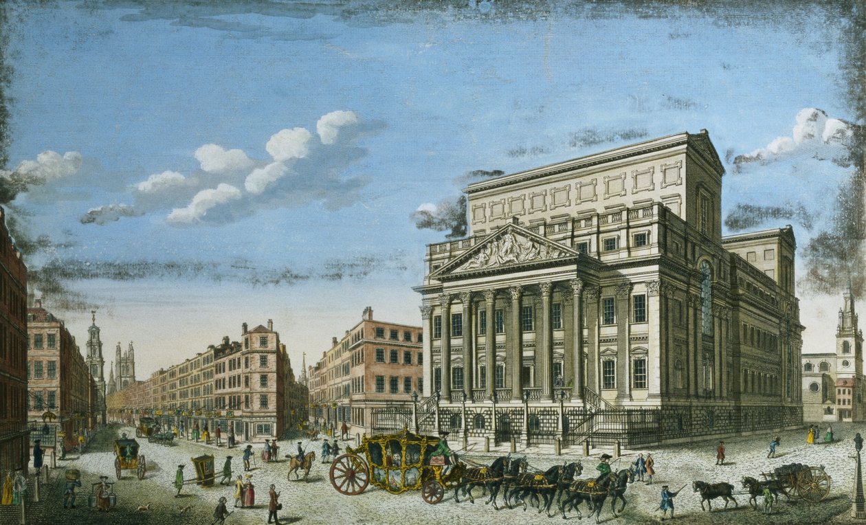 La Mansión del Alcalde de Londres, c.1753 de English School