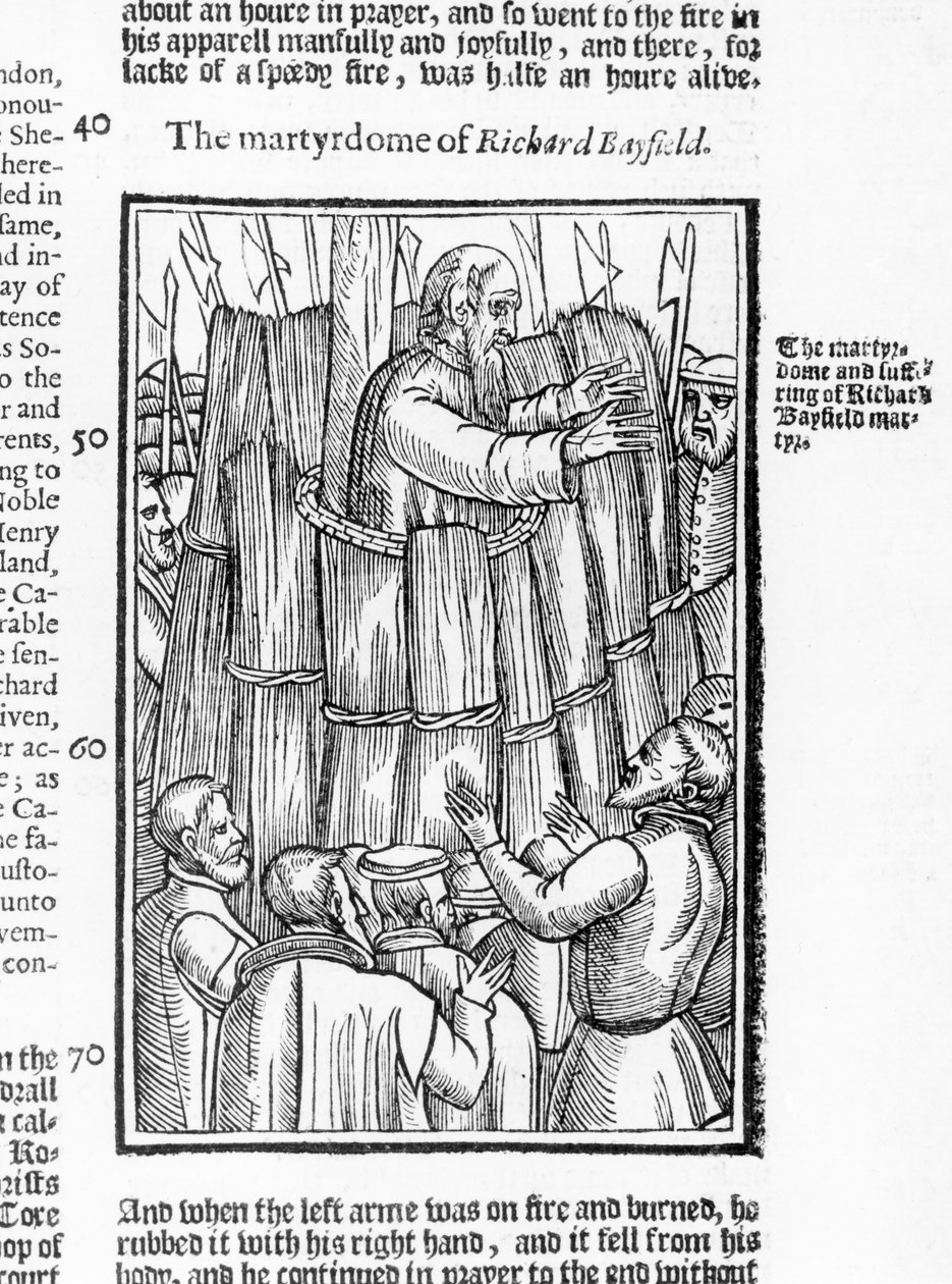 El martirio de Richard Bayfield (m.1531) de 