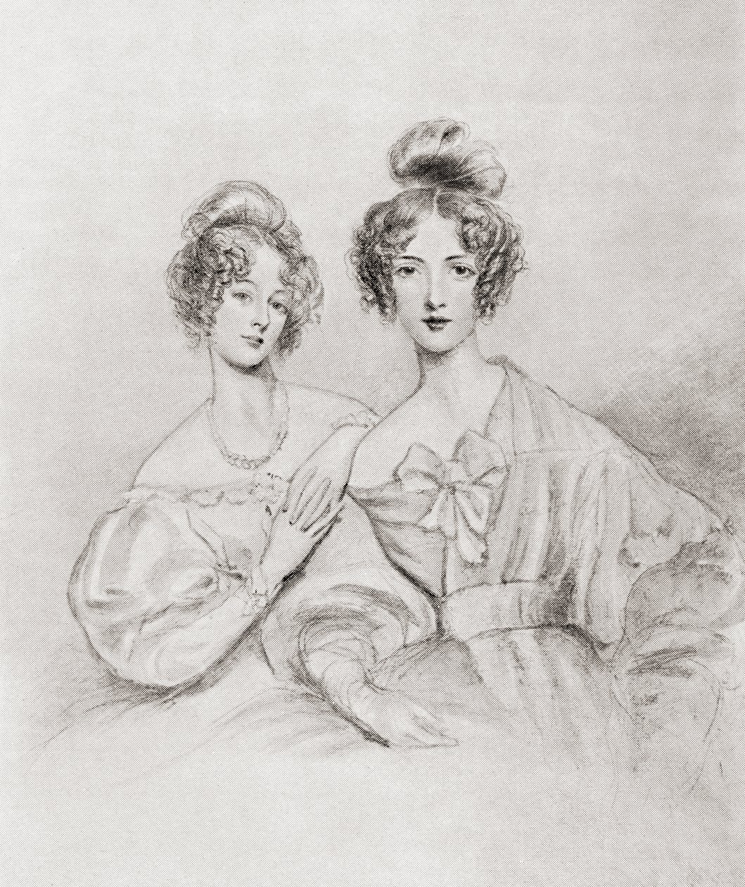 Las señoritas Catherine y Mary Glynne, de 
