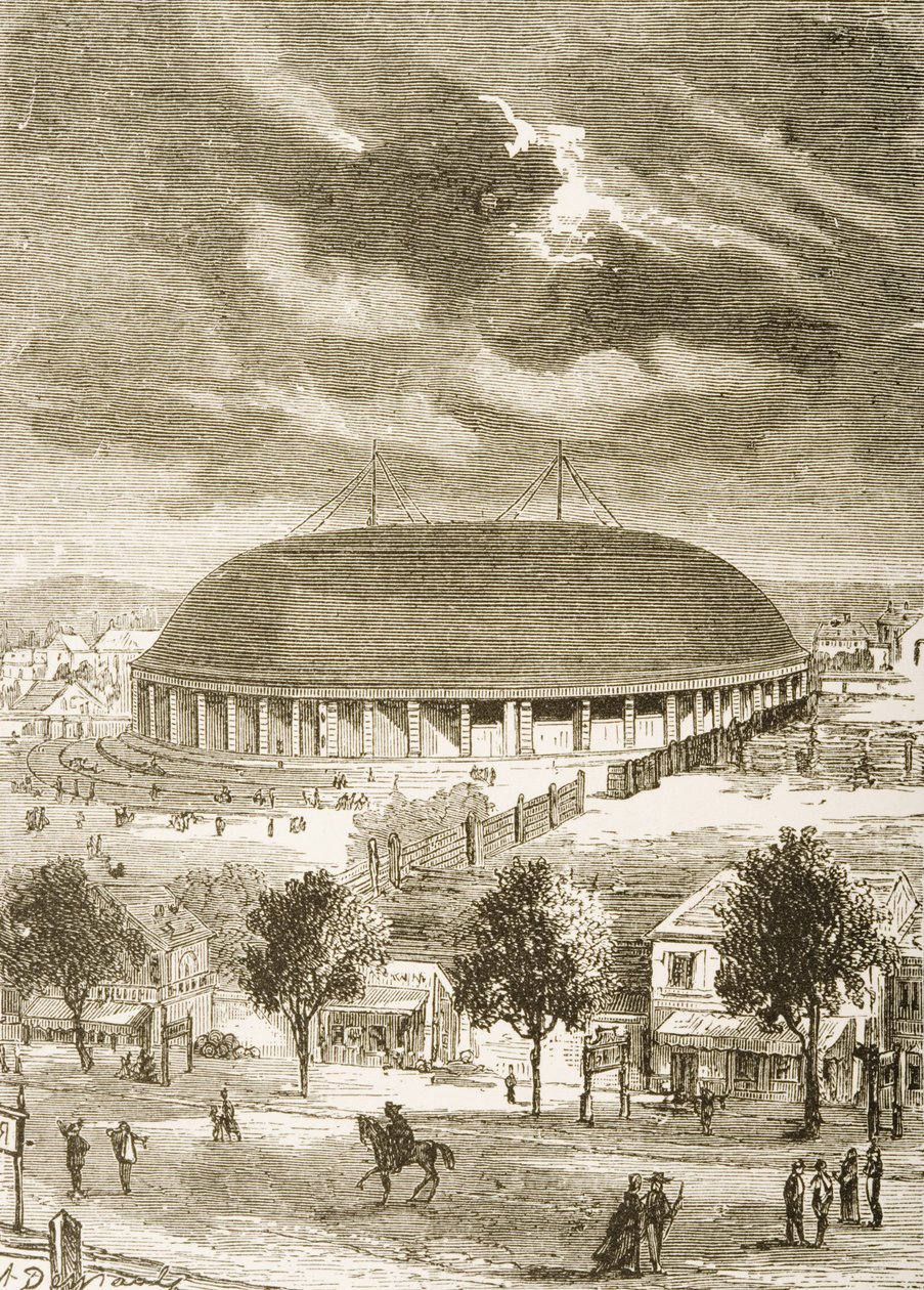 El Tabernáculo Mormón, c.1870, de 