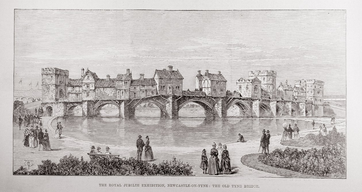 La Exposición del Jubileo Real, Newcastle-on-Tyne: El viejo puente de Tyne, de 