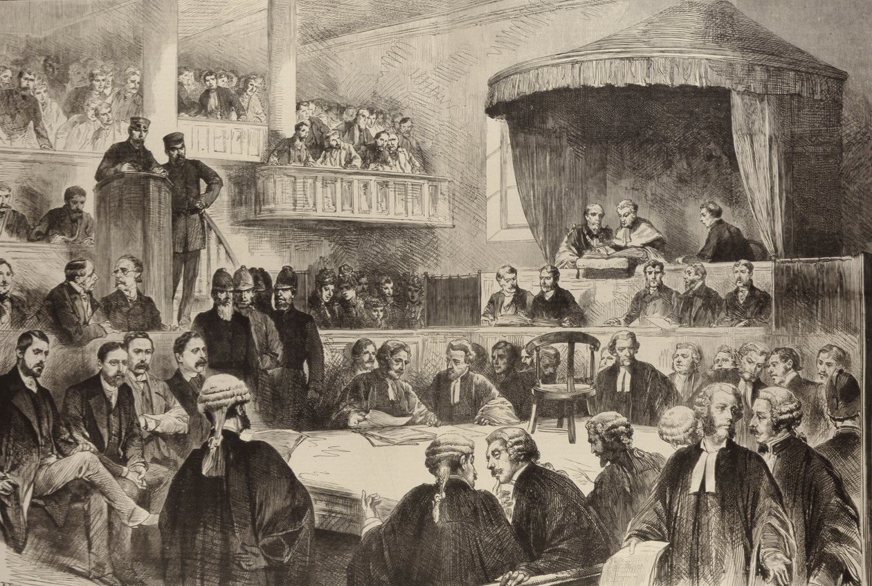 Las Procesiones Estatales en Irlanda: La Escena en el Tribunal de Green Street, Dublín de English School