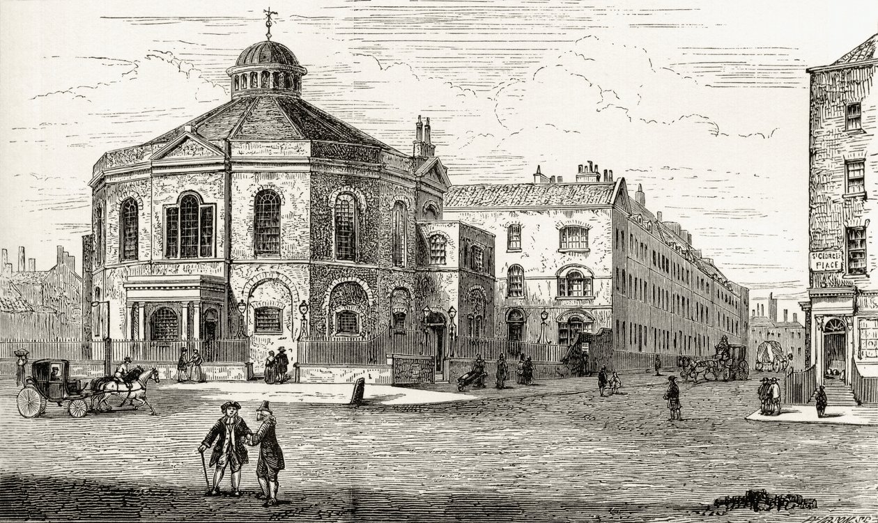 La Capilla de Surrey, Blackfriars Road, Southwark, de 
