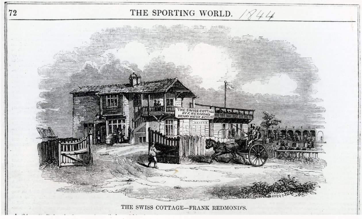 La cabaña suiza, ilustración de 