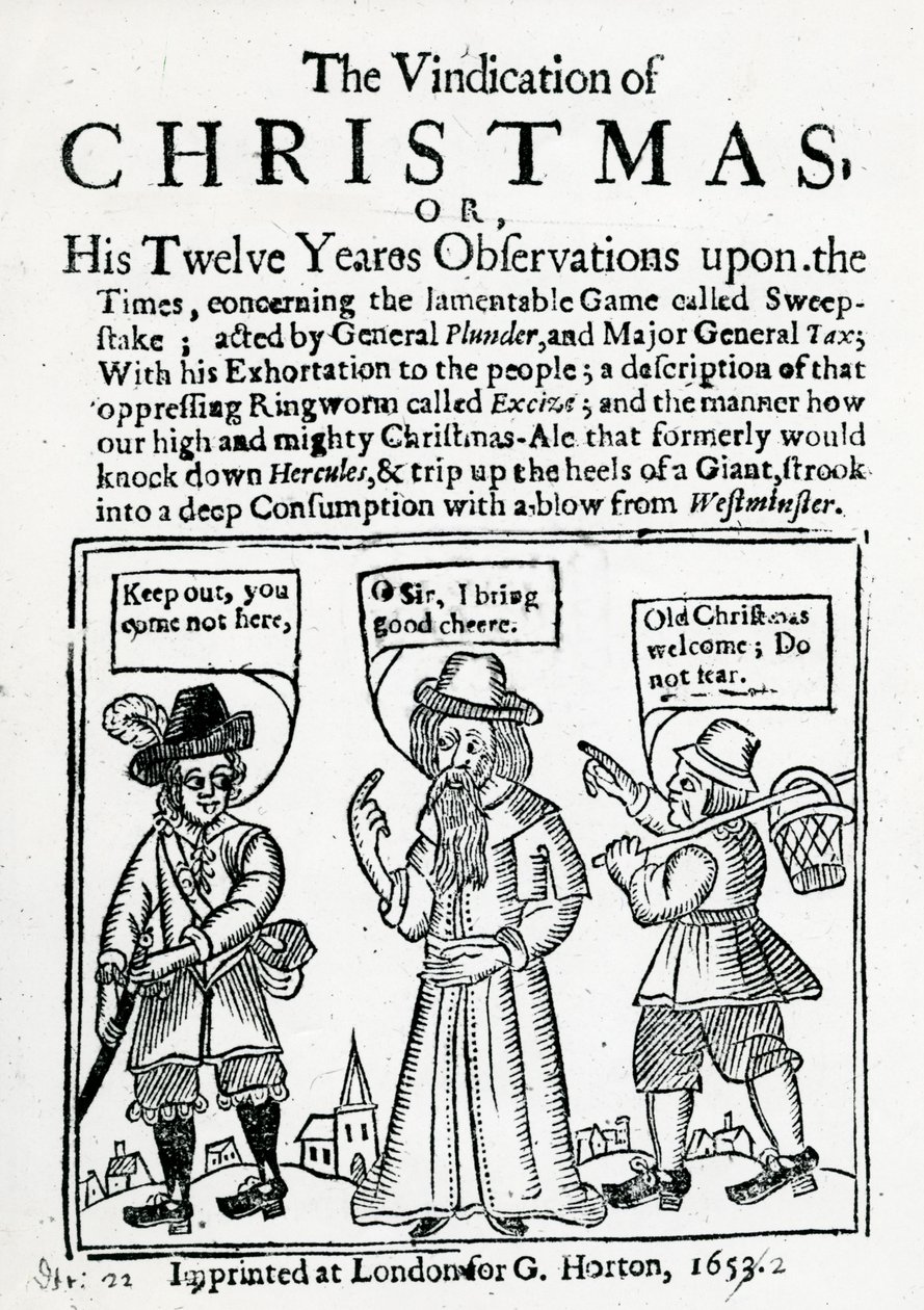 La reivindicación de la Navidad, 1653 de English School