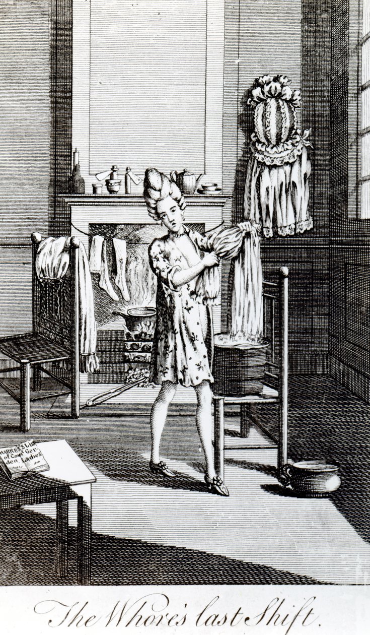 El Último Cambio de la Prostituta, ilustración de 