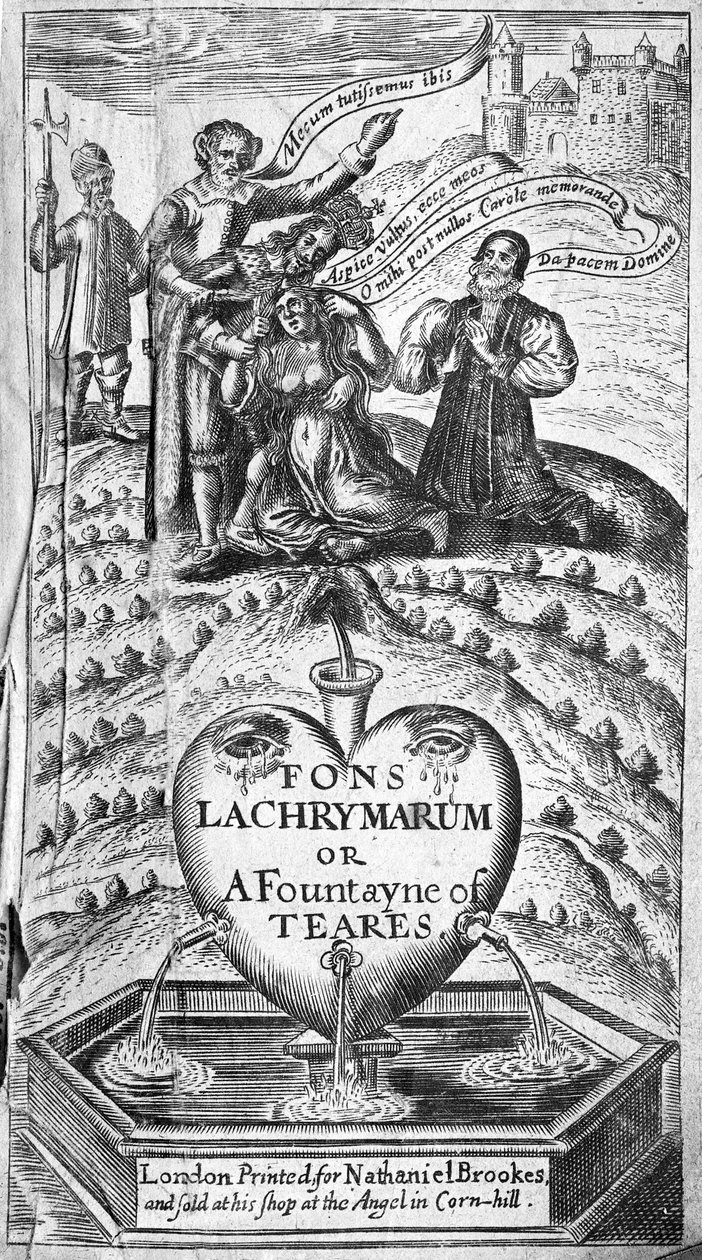 Portada de Fons Lacyrymarum, 1649 de English School