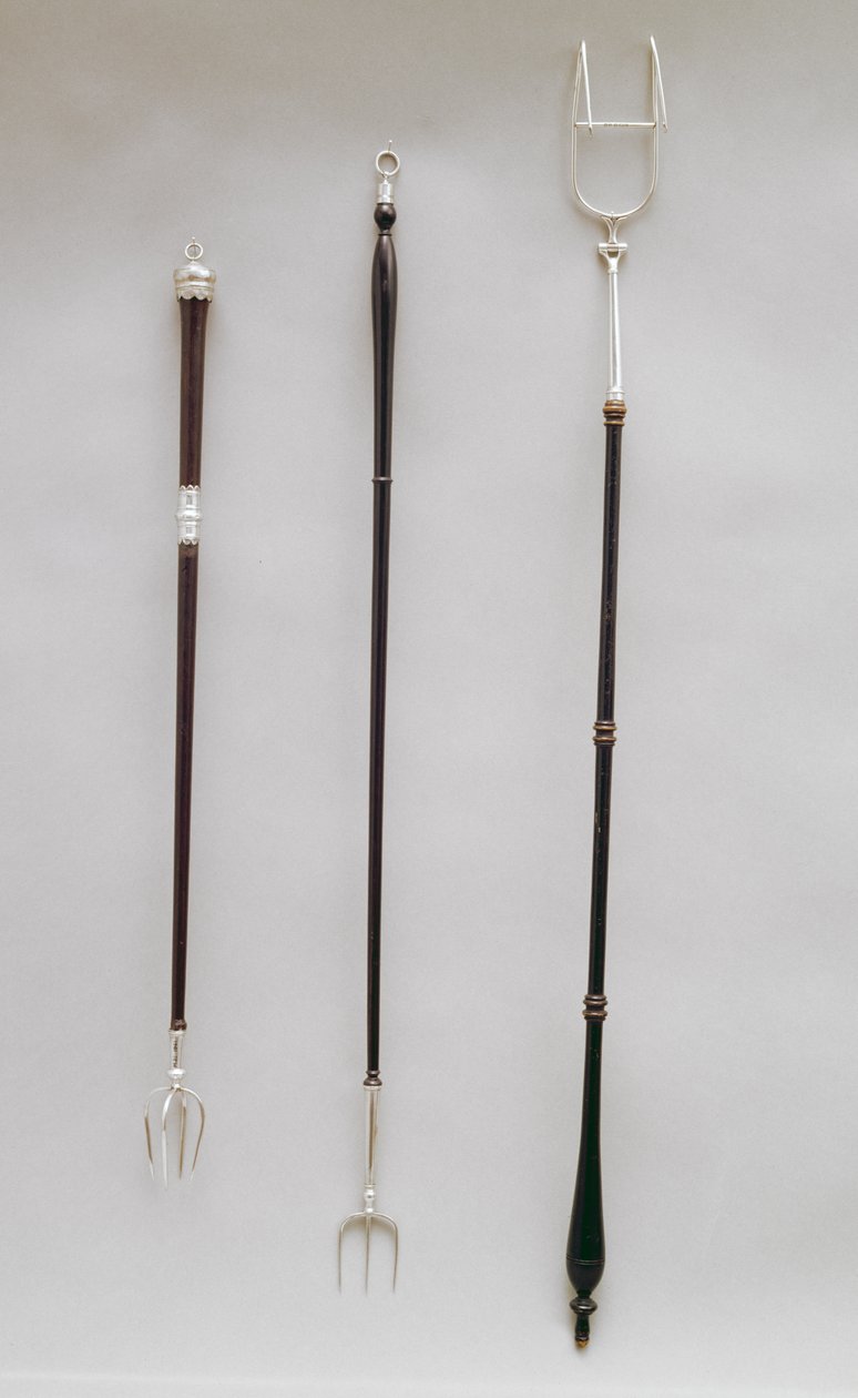 Tenedores para tostar, Londres, 1794-98 de English School