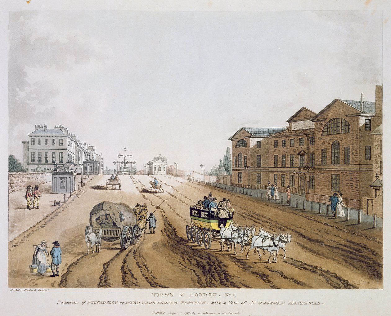 Vista de Londres, 1797 de English School