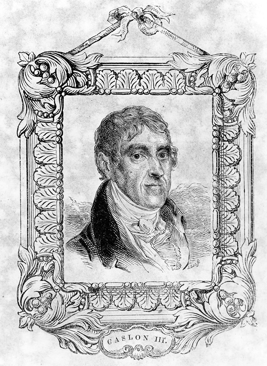 William Caslon III de English School
