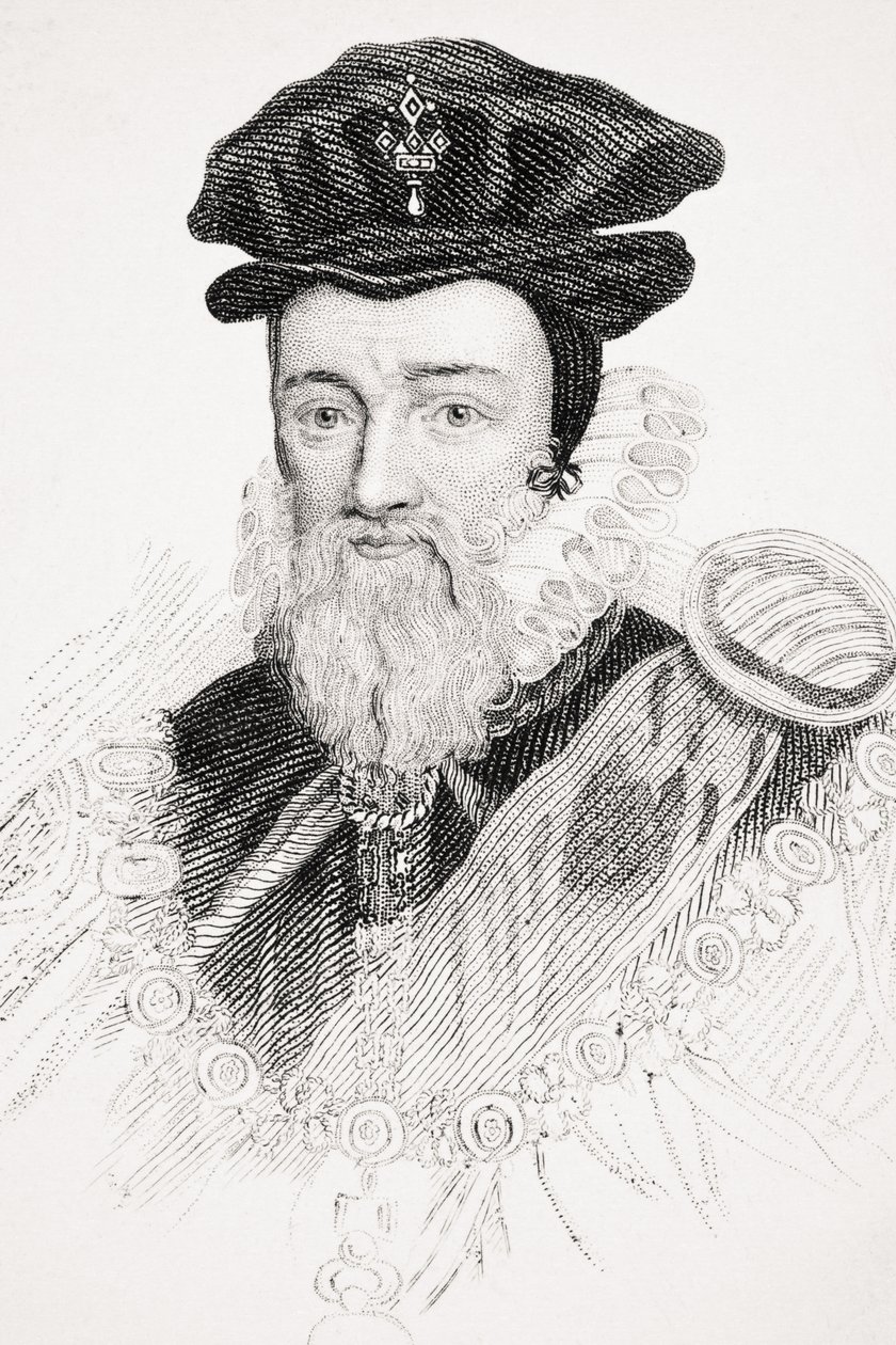 William Cecil, ilustración de 