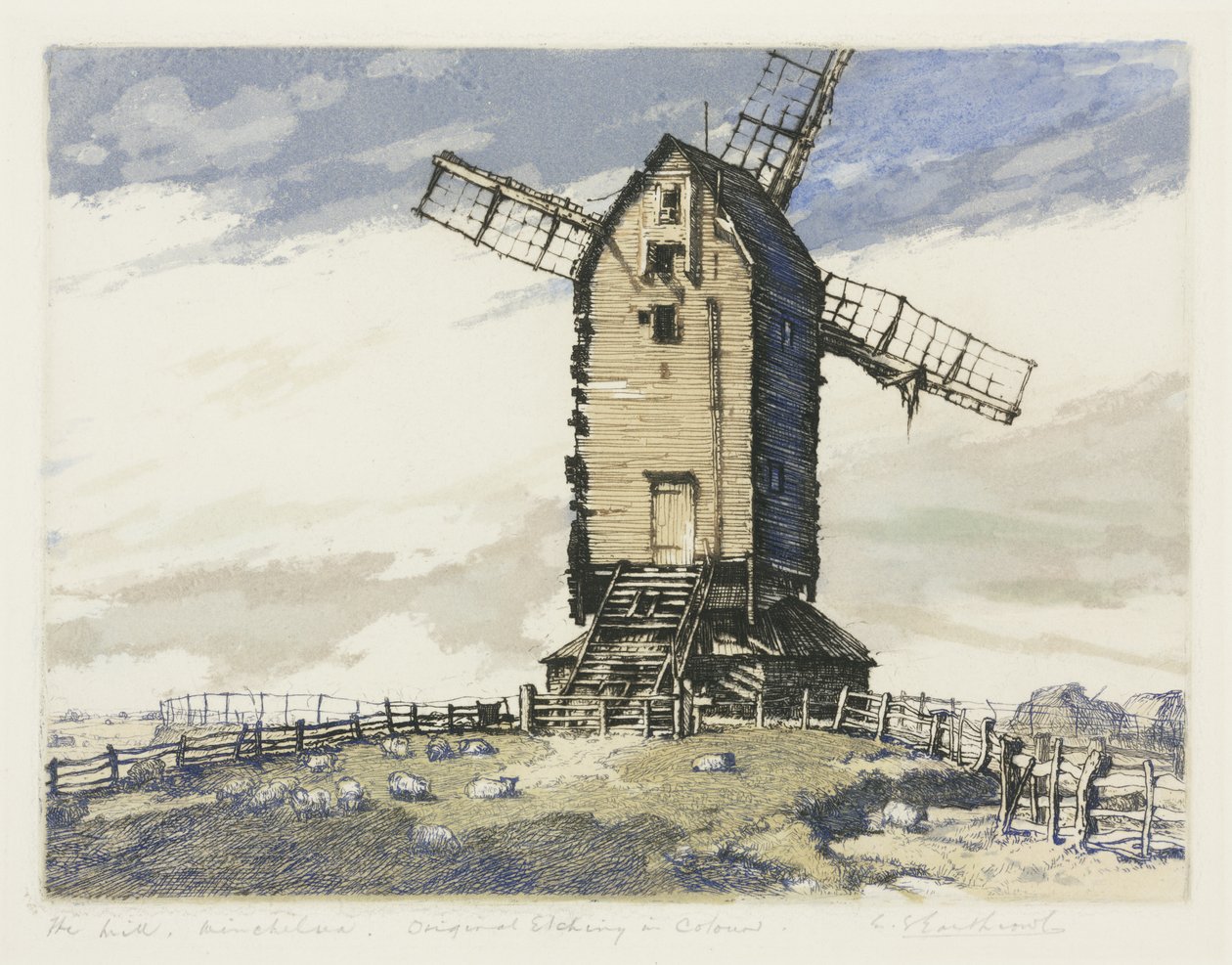 Molino de viento, Winchelsea, East Sussex de English School