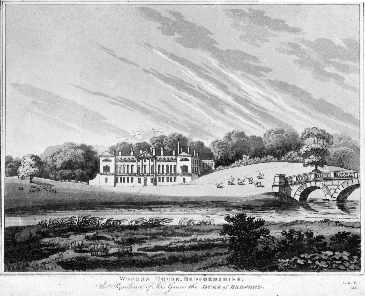 Abadía de Woburn, Bedfordshire de English School