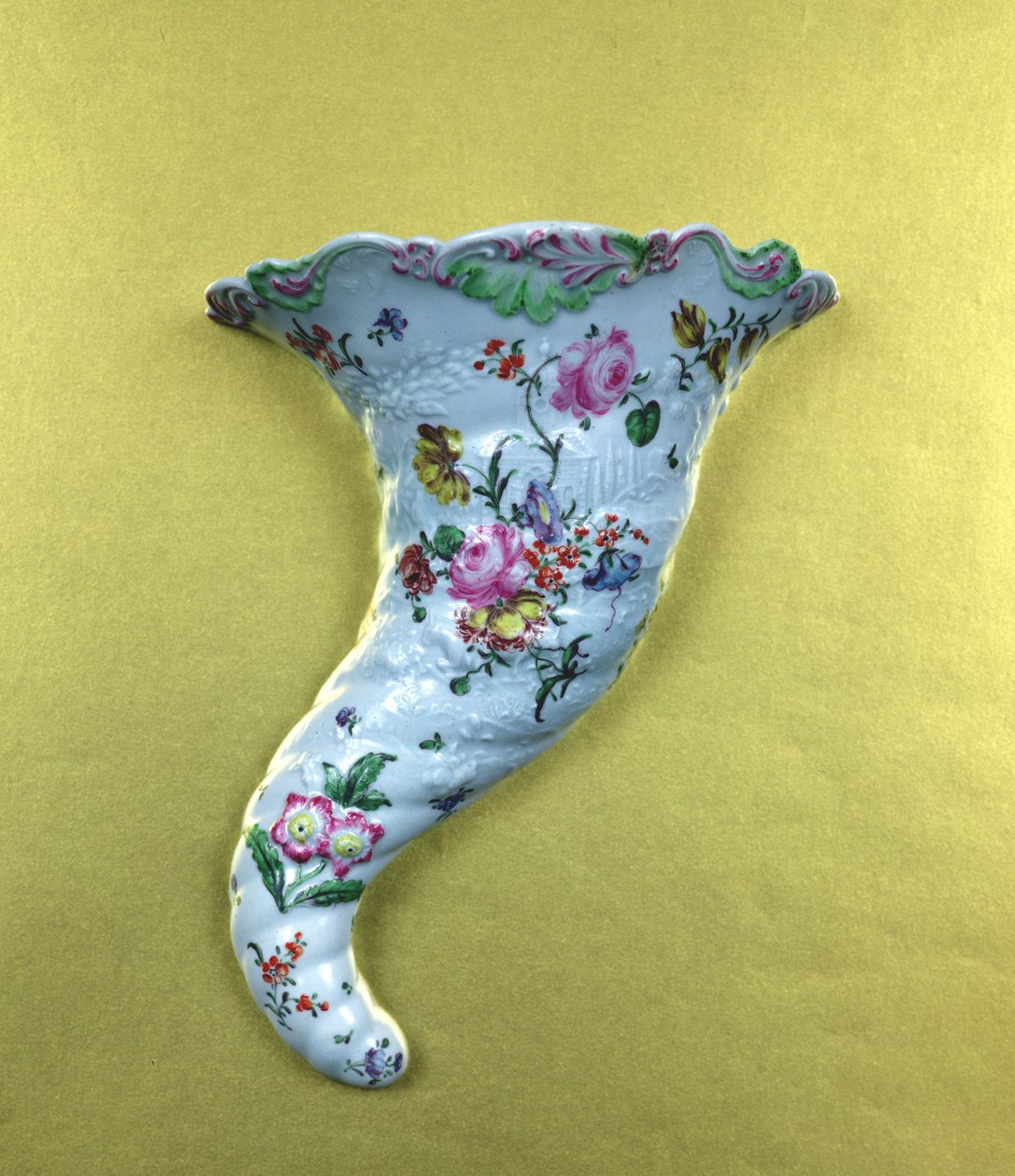 Cornucopia de Pared de Worcester, c.1760 (cerámica) de English School