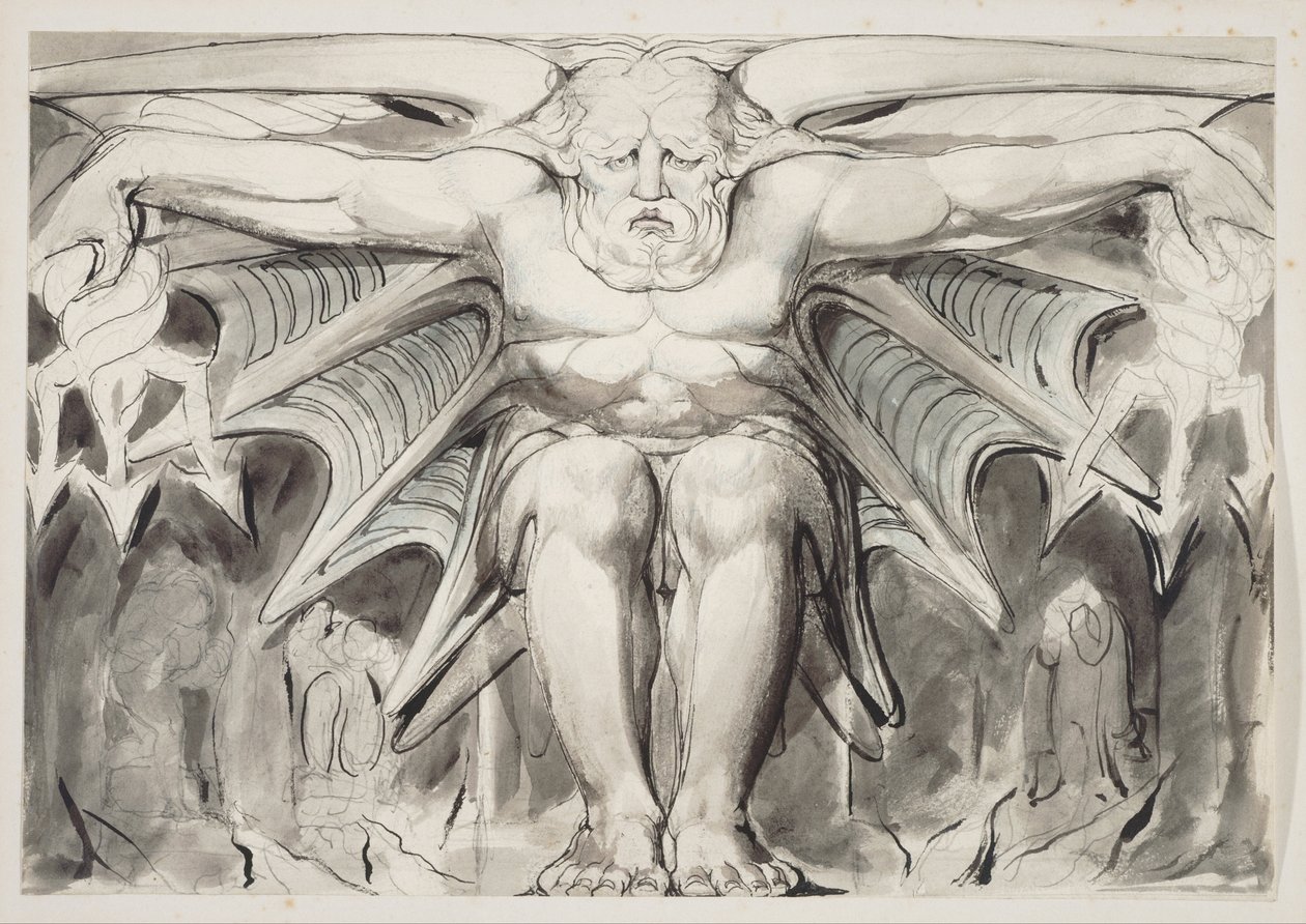 Una Deidad Destructora de William Blake