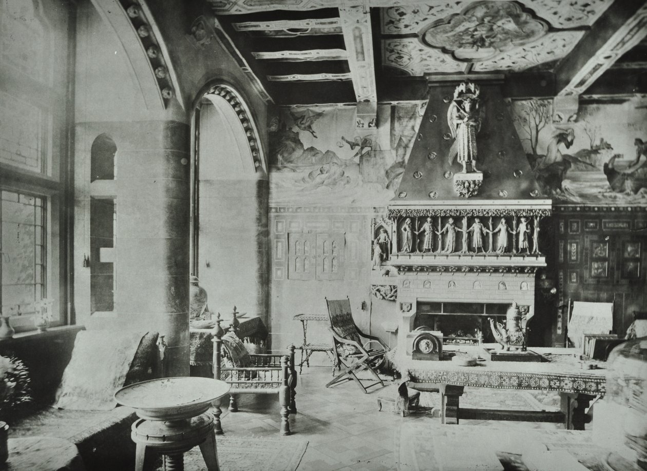 9 Melbury Road: sala de dibujo, 1890 de English Photographer