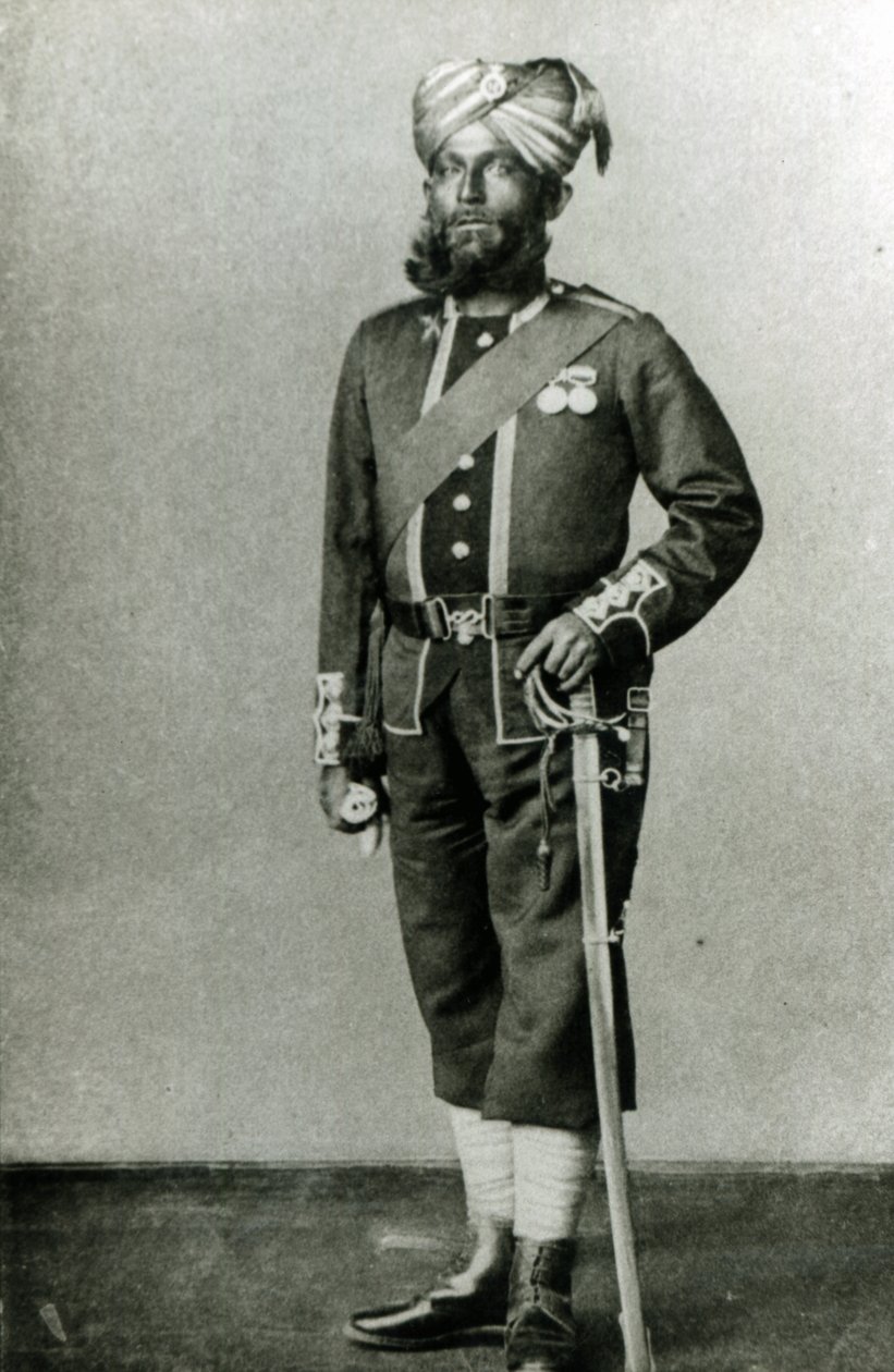 Infanterista de Bengala, c.1900 de English Photographer