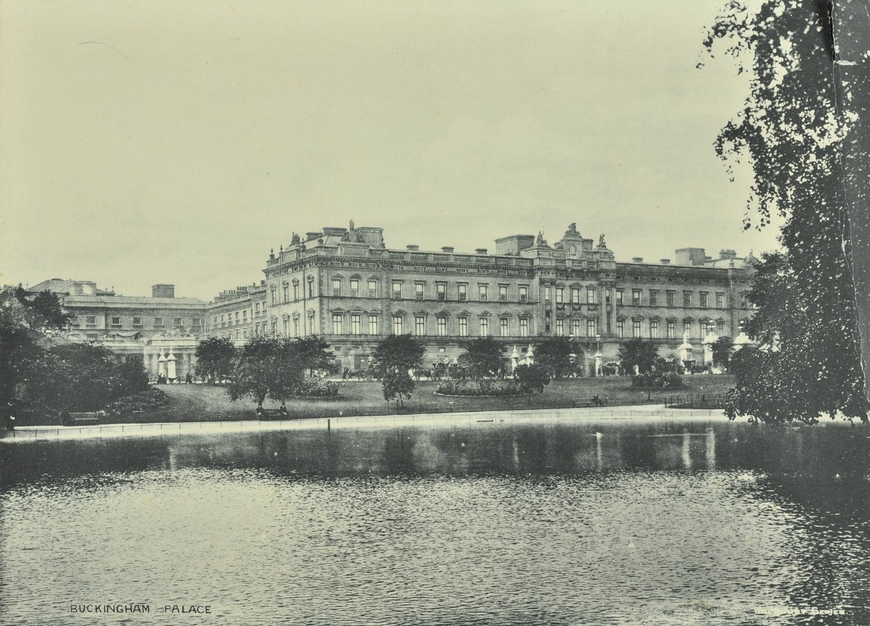 Palacio de Buckingham, Westminster LB: vista general, 1896 de English Photographer