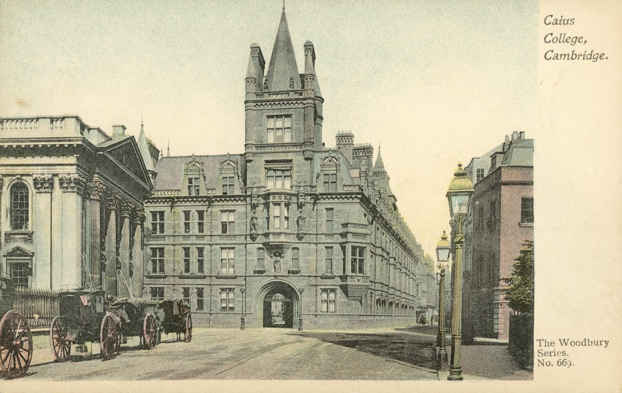 Caius College, Cambridge (foto en color) de English Photographer