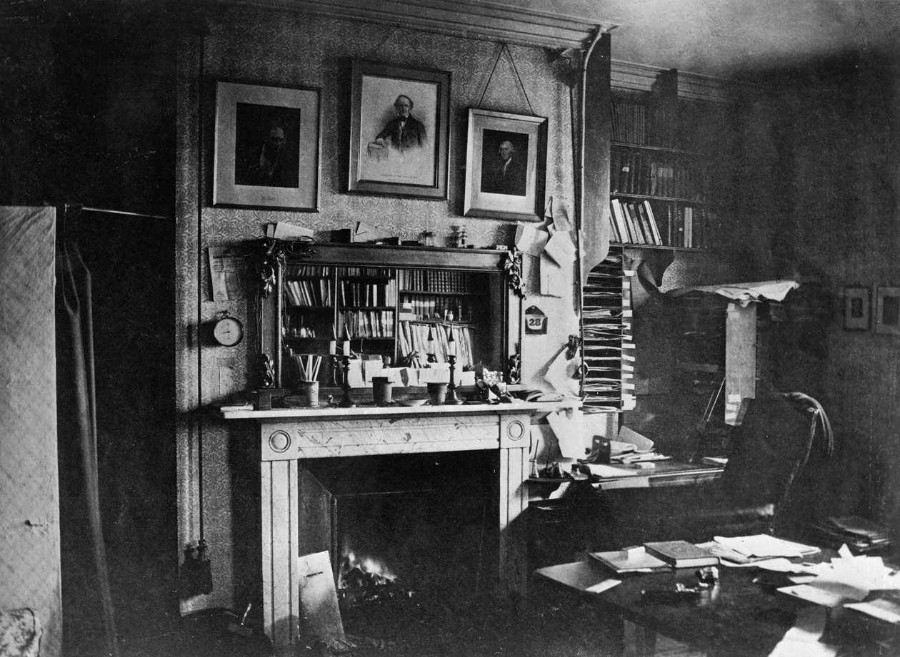 Estudio de Charles Darwin en Down House de English Photographer