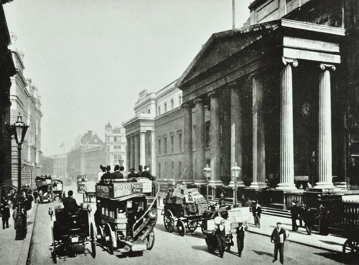 Oficina General de Correos, Saint Martins-le-Grand, Ciudad de Londres, 1890 de English Photographer