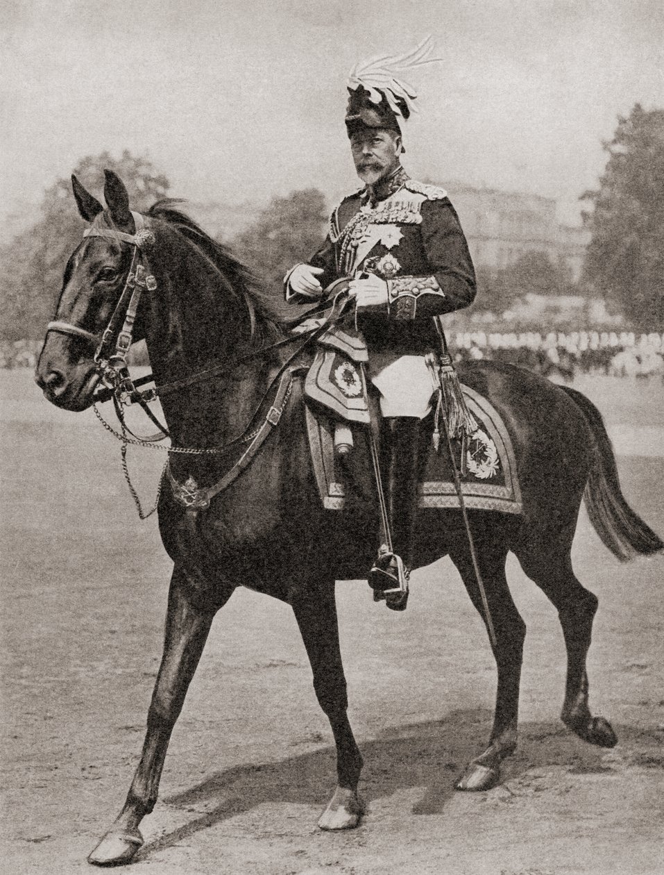 Jorge V, de La Historia de Veinticinco Años, publicado en 1935 de English Photographer
