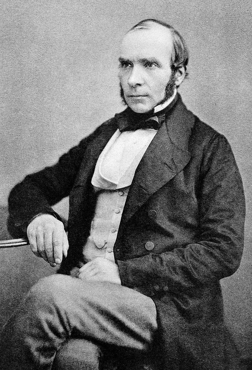 John Snow (1813-1858) médico inglés conocido por su trabajo en epidemiología, Autotipo 1856, publicado en 1887 (autotipo) de English Photographer