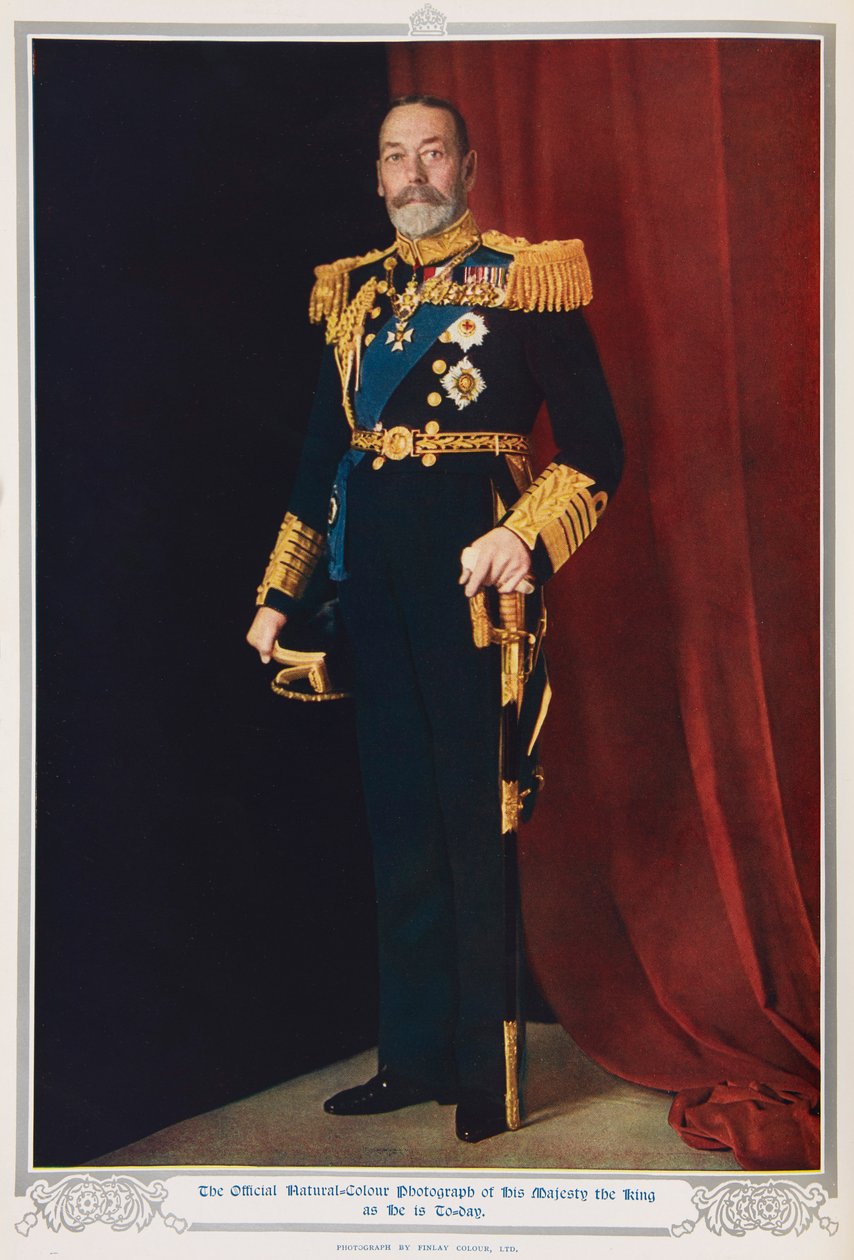 El rey Jorge V en 1935 de English Photographer