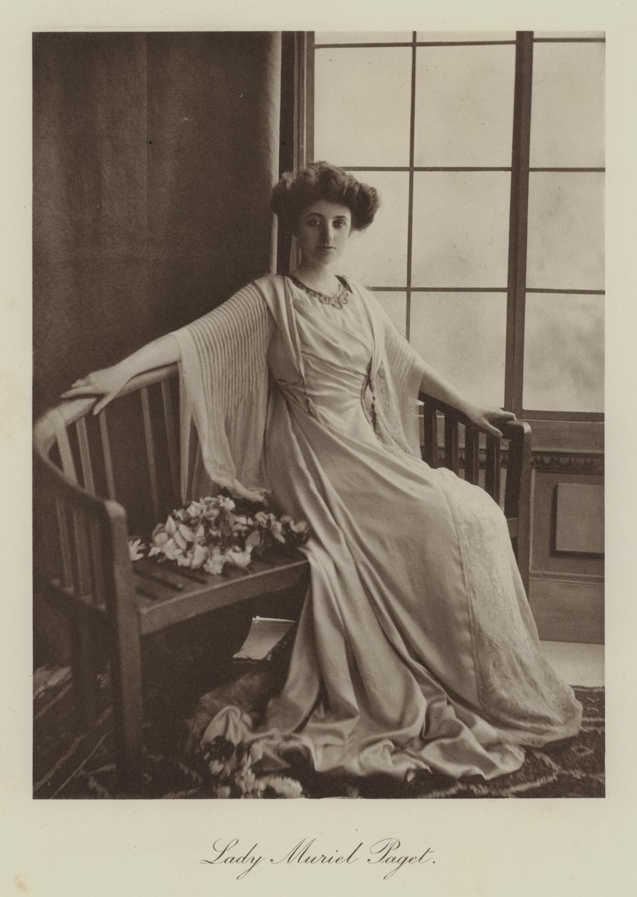 Lady Muriel Paget (foto b/n) de English Photographer