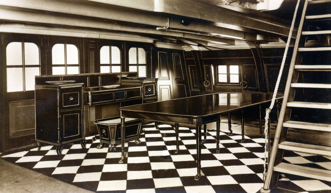 Comedor de Nelson a bordo del HMS Victory de English Photographer