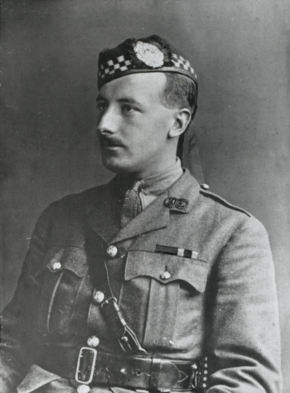 Retrato del Capitán Arthur Henderson VC, 2º Batallón Argyll y Sutherland Highlanders, 1915 de English Photographer