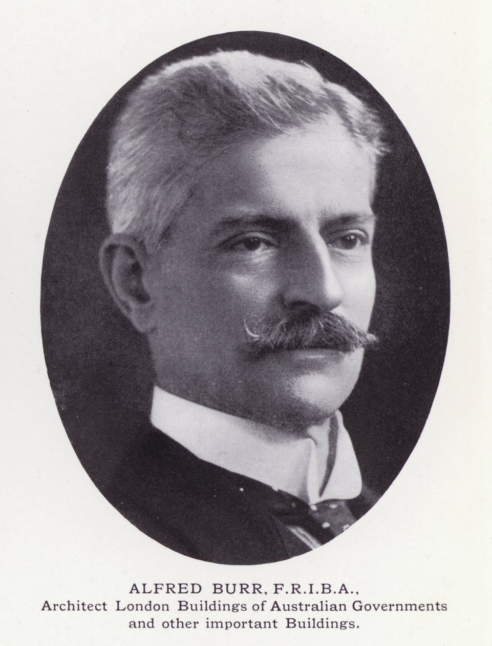 Hombres Prominentes de Londres: Alfred Burr de English Photographer