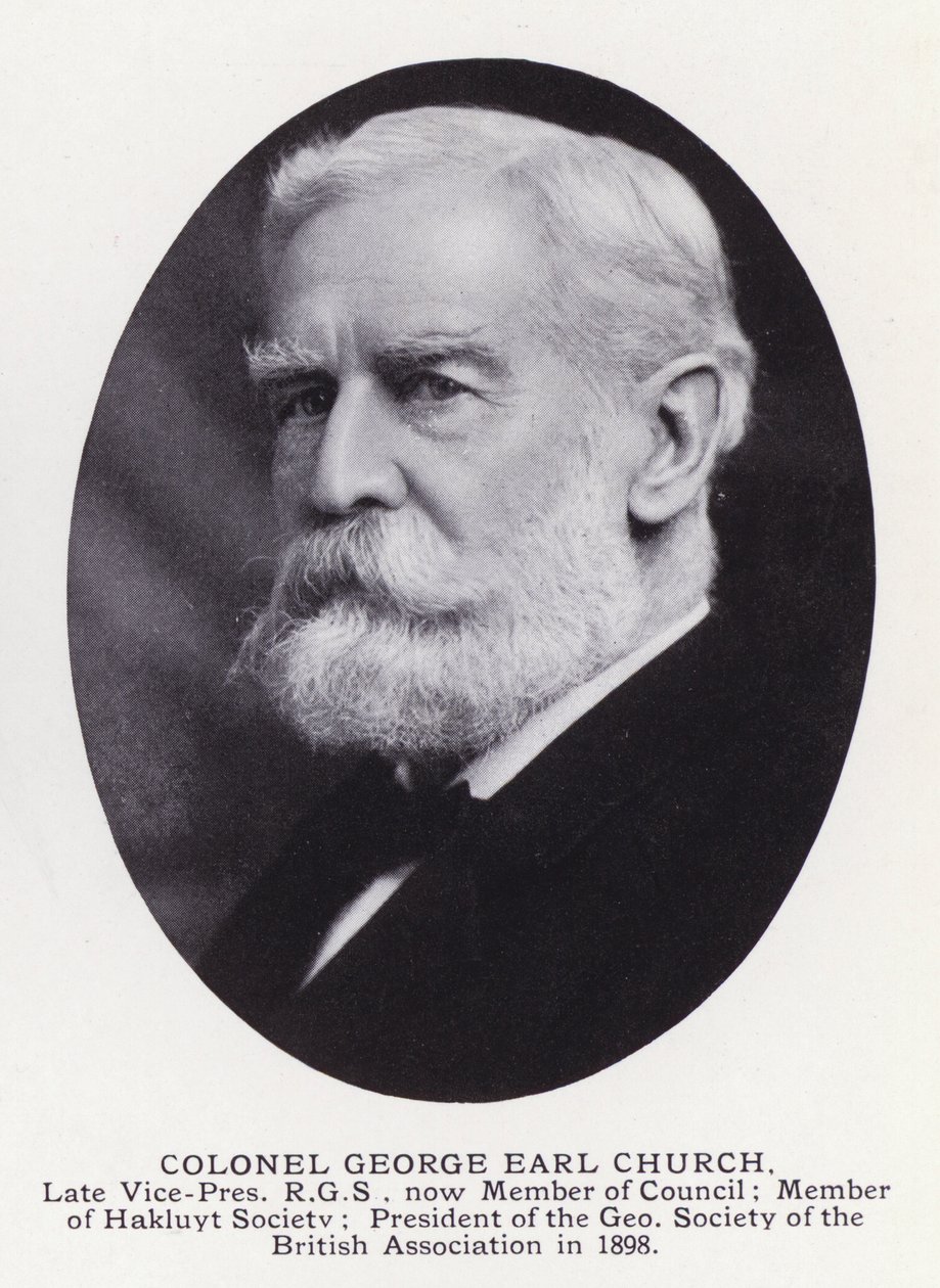 Hombres Prominentes de Londres: Coronel George Earl Church de English Photographer