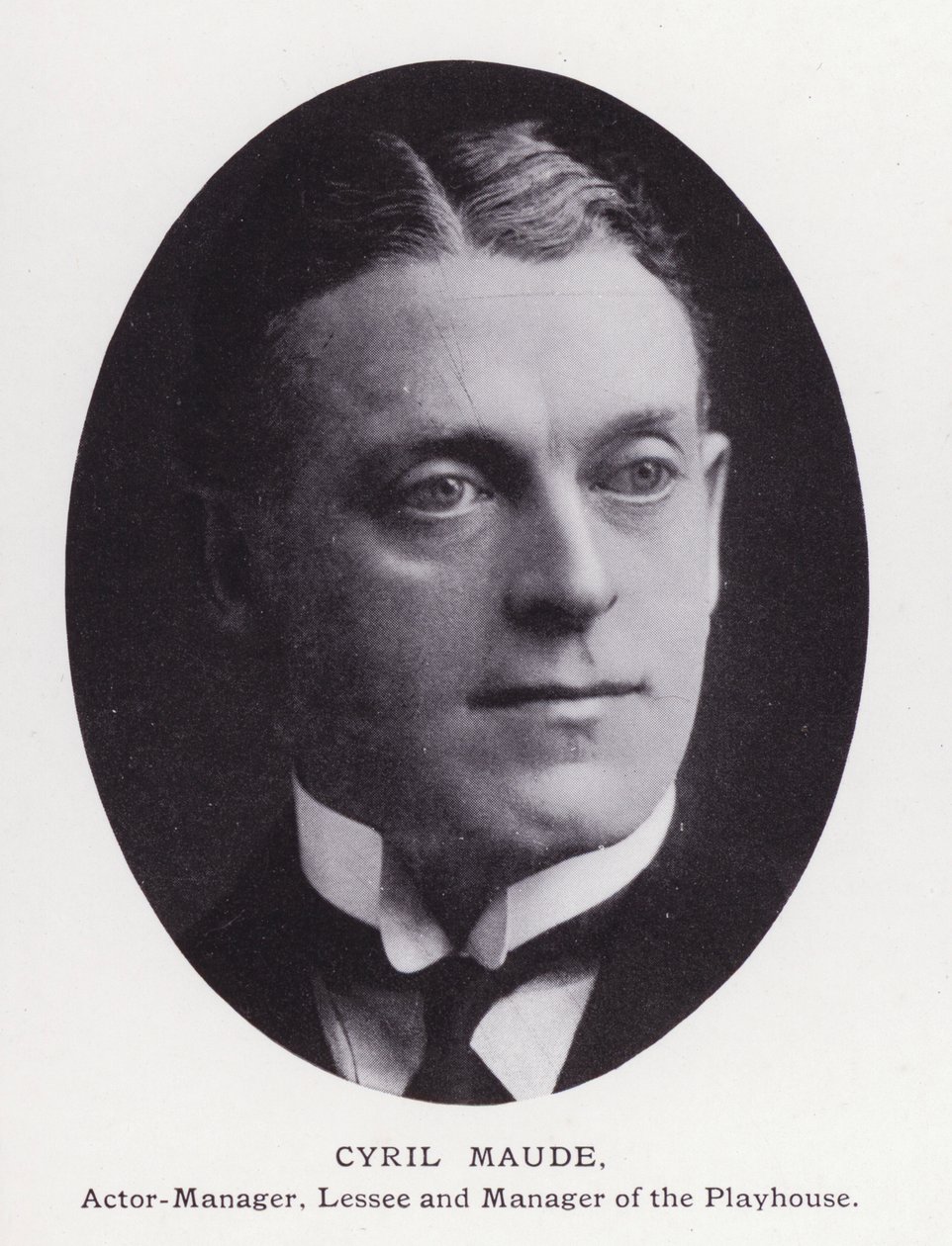 Hombres prominentes de Londres: Cyril Maude de English Photographer