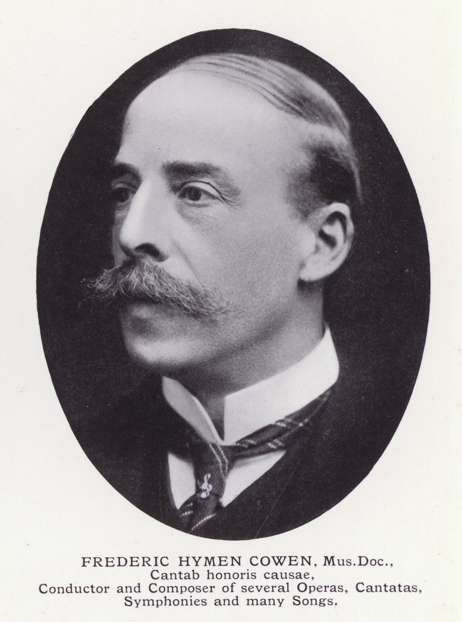 Hombres Prominentes de Londres: Frederic Hymen Cowen de English Photographer