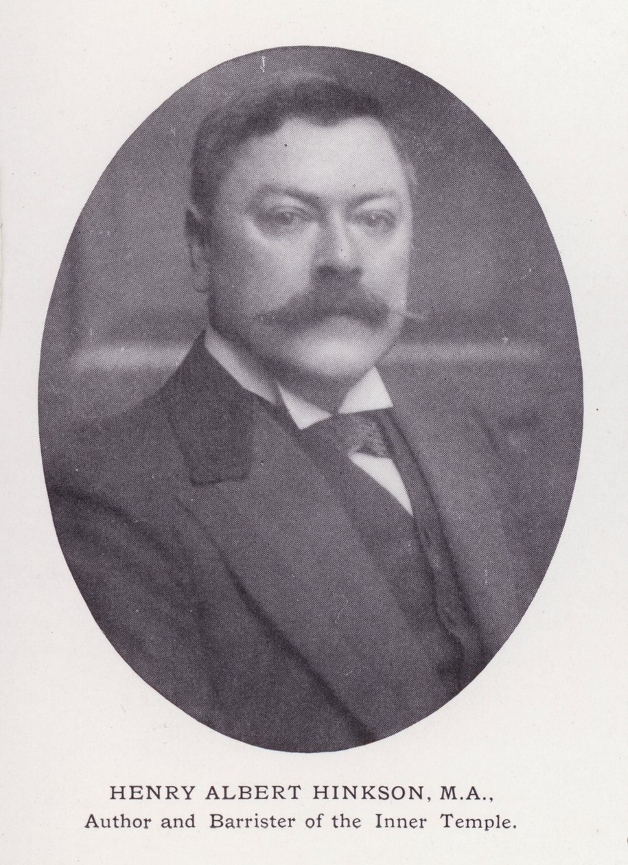 Hombres Prominentes de Londres: Henry Albert Hinkson de English Photographer