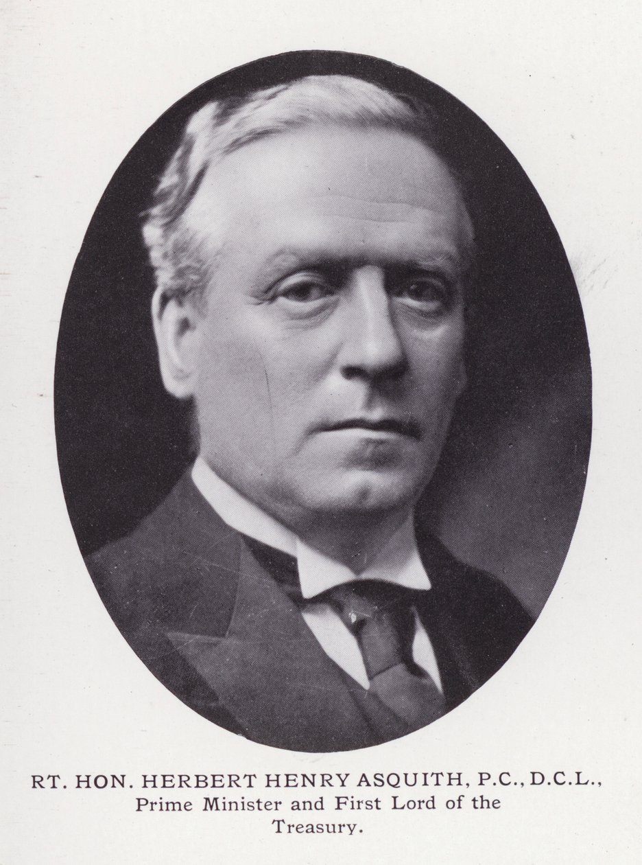Hombres Prominentes de Londres: Rt Hon Herbert Henry Asquith de English Photographer