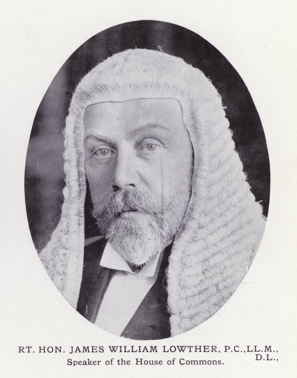 Hombres prominentes de Londres: Rt Hon James William Lowther de English Photographer