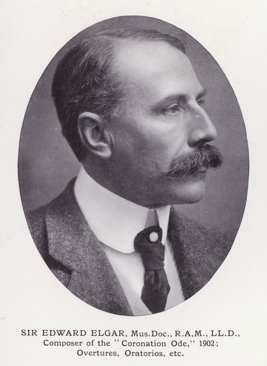 Hombres prominentes de Londres: Sir Edward Elgar de English Photographer