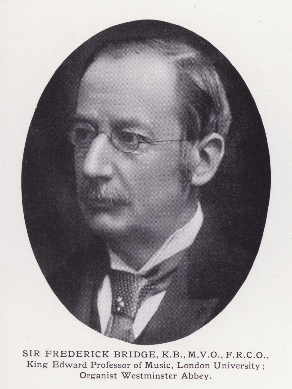 Hombres Prominentes de Londres: Sir Frederick Bridge de English Photographer