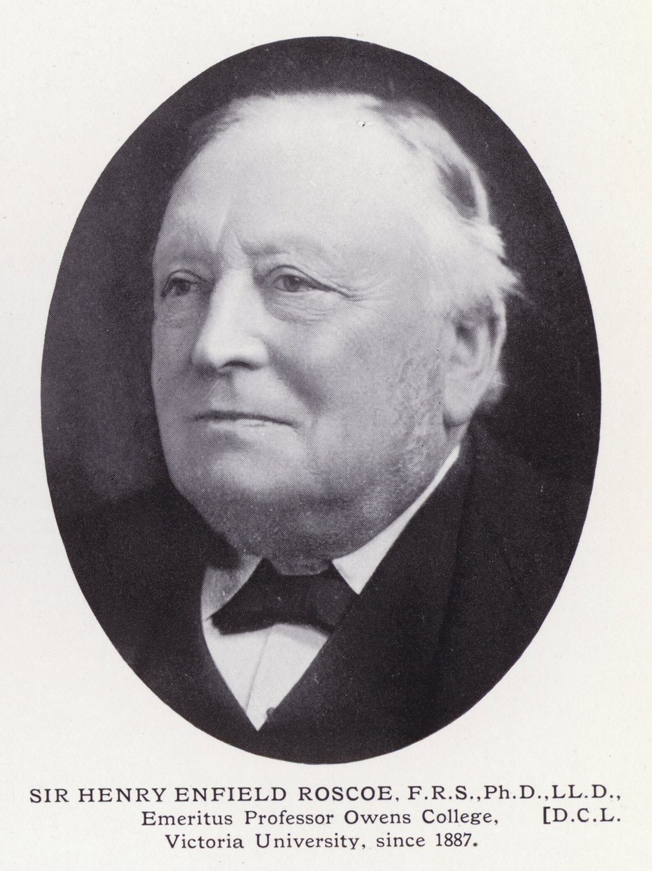Hombres prominentes de Londres: Sir Henry Enfield Roscoe de English Photographer